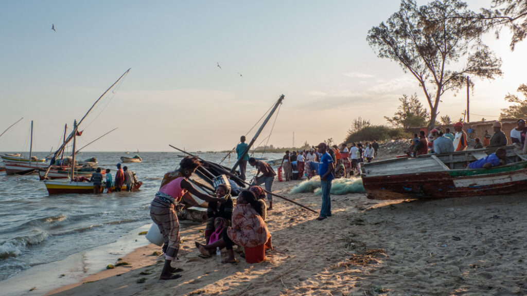 Praia dos Pescadores outside Maputo