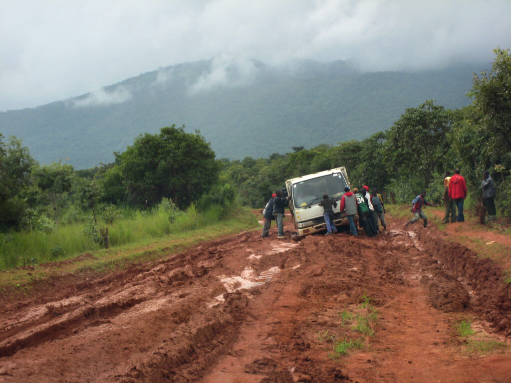 Rain season road, Niassa province